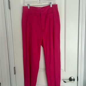 Nicole Miller Vibrant Pink Women's Trousers